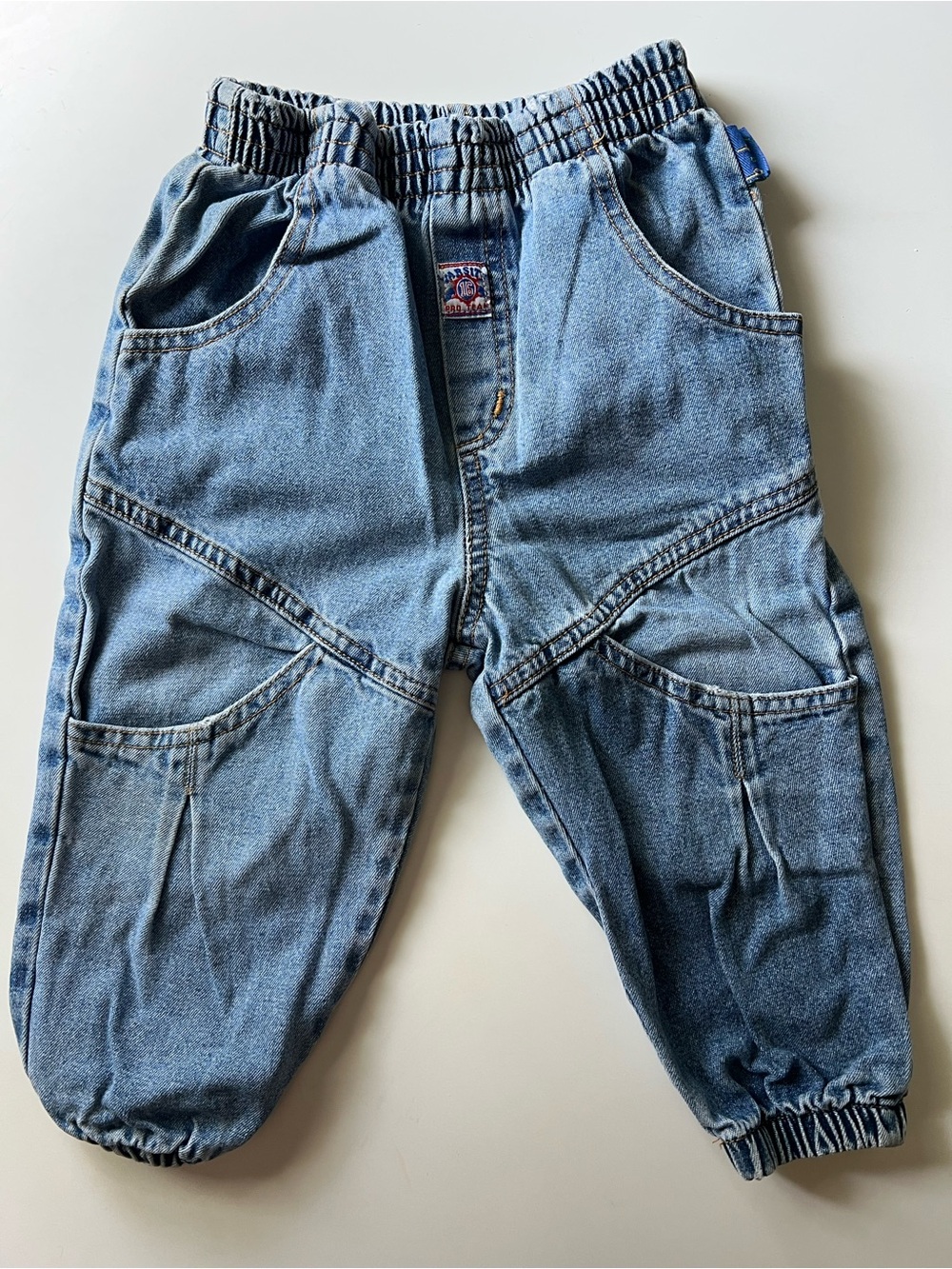 Vintage Gitano Toddler Denim Jogger Jeans Size 18M
